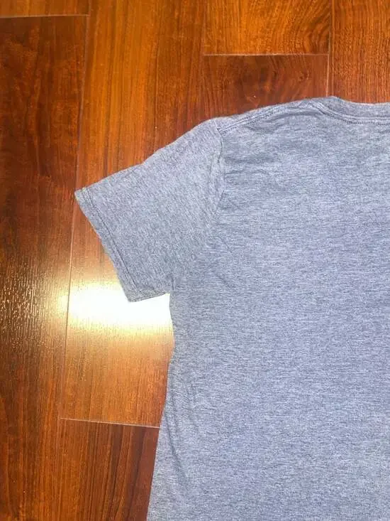 Star Wars The Mandalorian Graphic T-Shirt Grey Blue Heathered Small - Picture 10 of 14